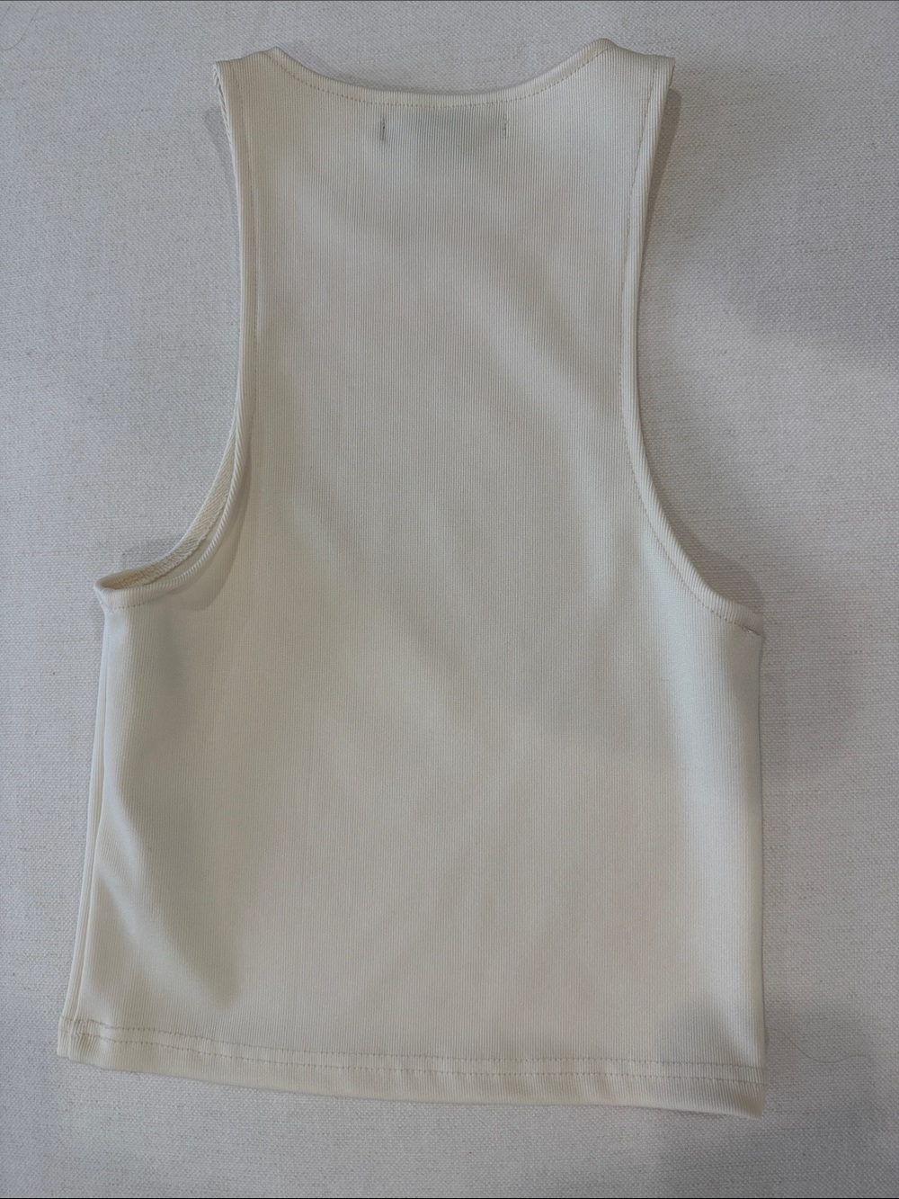 Forever 21 Off-White Ribbed Tank Top - Picture 2 of 3